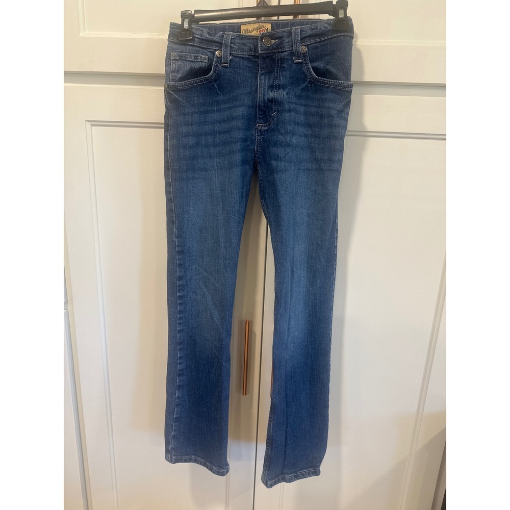 Wrangler 20X No. 42 Boys Slim Fit Jeans Medium Wash Denim Size 14 western